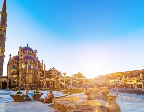 Full Day Sharm El Sheikh Tour from Taba | Mosque, Shopping & SOHO Square