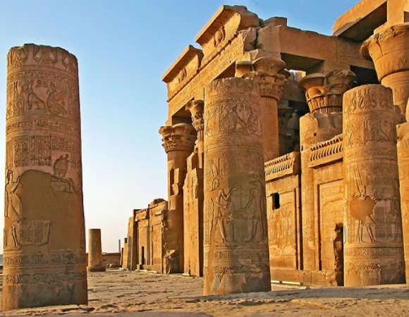 Day Tour visit Edfu Kom Ombo temples from Luxor