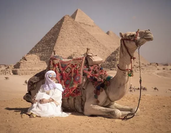 Giza Pyramids Memphis City and Sakkara Pyramid Day tour