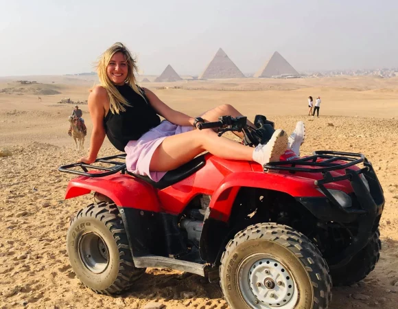 ATV Quad Bike Adventure at the Giza Pyramids